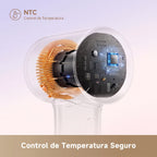 Vista interna de la secadora Dreame Mini con resistencia de cobre y chip de control de temperatura NTC seguro - Ferretería La Palma - 1850167