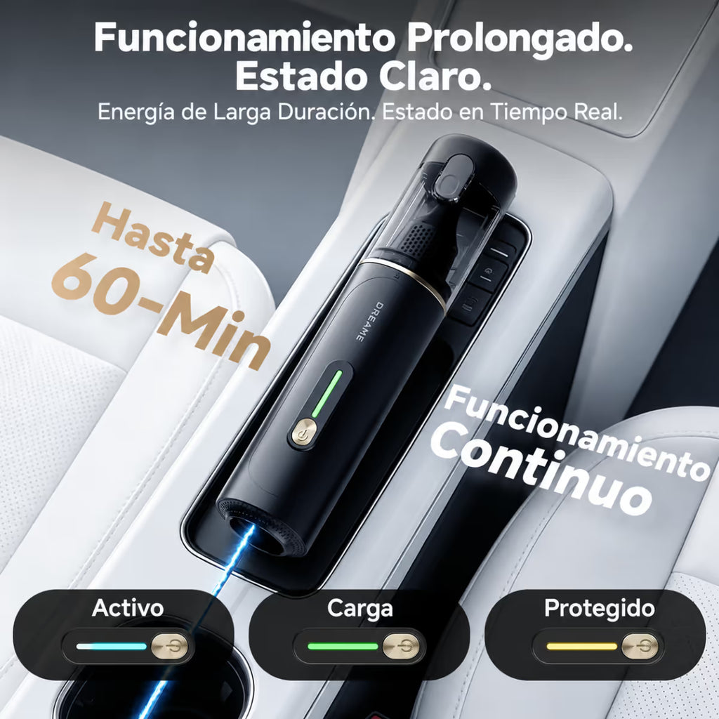 Aspiradora Dreame VBP20-B con hasta 60 minutos de autonomía e indicador LED de estado de batería - Ferretería La Palma - 1850168