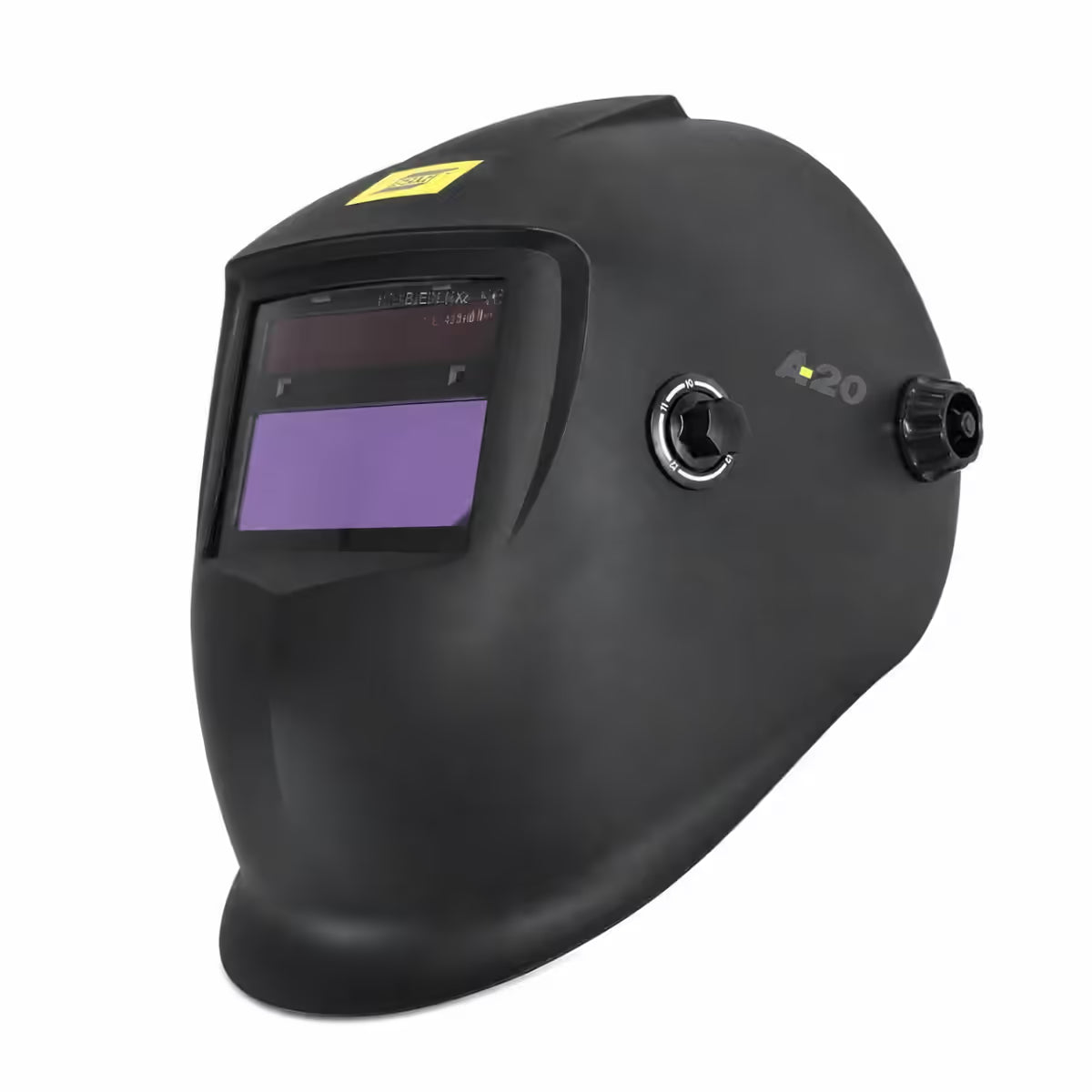 Casco de soldar ESAB A20 con control de sensibilidad, careta fotosensible para soldadura profesional - Ferretería La Palma - 1440026