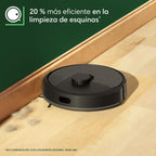Roomba 105 Combo limpiando el borde y la esquina de un piso de madera junto al zócalo, 20 % más eficiente en esquinas - Ferretería La Palma - 1610207