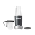 Vista frontal de la licuadora personal Nutribullet Original de 600W con sus dos vasos intercambiables, tapa con asa y anillos de comodidad - Almacén La Palma - 1690000