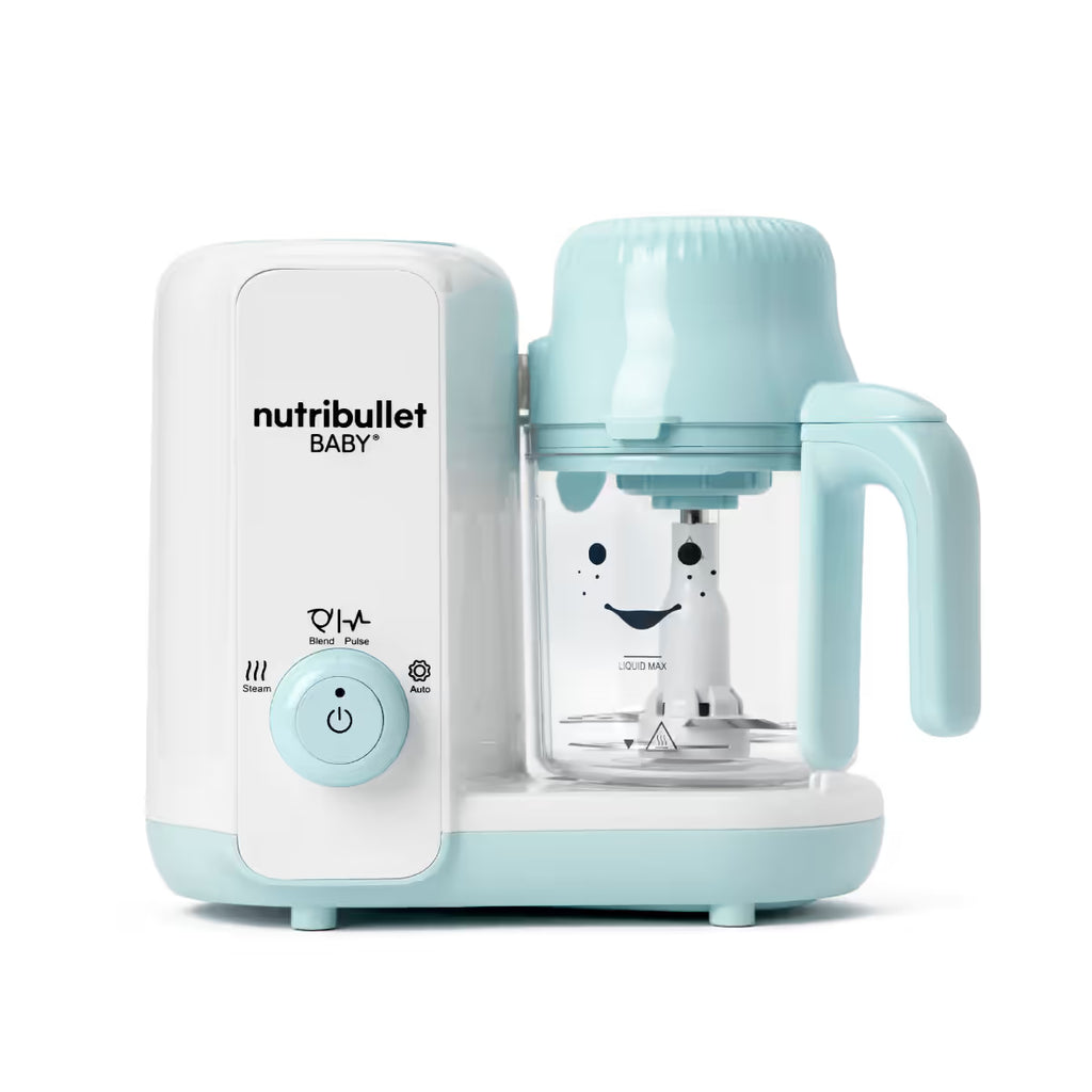 Procesador de alimentos Nutribullet Baby Steam y Blend con base motorizada de doble función, botón de encendido y jarra especial de cocción al vapor y licuado - Ferretería La Palma - 1690018