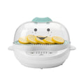 Vaporera y esterilizadora Nutribullet Turbo Baby de 900W con tapa transparente con diseño de carita sonriente y rebanadas de calabacín amarillo - Ferretería La Palma - 1690014