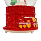Primer plano de la base con tren y vagones con regalos de la bola de nieve  navideña Starlights Muñeco de Nieve - Ferretería La Palma - 1800001