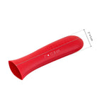 Infografía de medidas del protector de mango grande Victoria en silicona roja detallando un largo de 17.8 cm y un ancho de 5 cm - Ferretería La Palma - 1050063