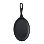 Sartén para fajitas Victoria de 24cm en hierro fundido esmaltado con diseño ovalado y mango largo ergonómico - Ferretería La Palma - 1050050