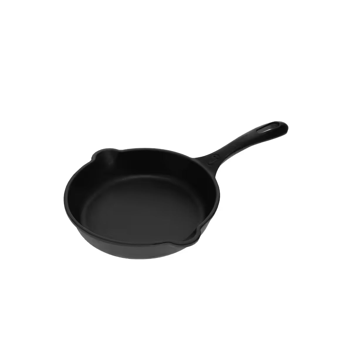 Sartén de hierro fundido Victoria curado de 16.5 cm con doble pico vertedor y diseño resistente para cocina de alto rendimiento - Ferretería La Palma - 1050035