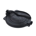 Tortillero Victoria Heavy Duty de 20 cm (8 pulgadas) en hierro fundido negro con mango ergonómico y grabados de marca en la tapa - Ferretería La Palma - 1050146
