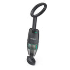 Aspiradora manual inalámbrica Wybot Hyson 100 en Ferretería La Palma, con diseño vertical en gris oscuro, mango ergonómico circular y cuerpo transparente que muestra el sistema de filtro interno - PALMA-1880000