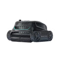 Robot limpiafondos Wybot S2 Vision, con cámara frontal de alta precisión, indicadores LED laterales color turquesa, orugas de tracción de alto agarre y chasis aerodinámico negro - Ferretería La Palma - 1880003